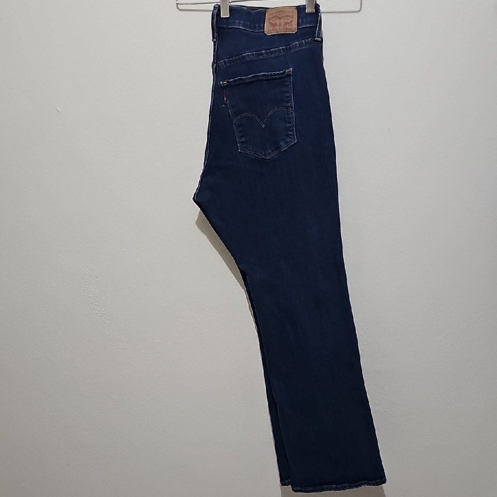725 Levi's Women's High Rise Bootcut 14W Jeans - Dark Blue